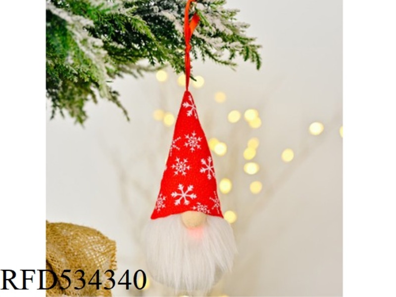KNITTED PENDANT WITH LIGHT TYPE C SNOWFLAKE