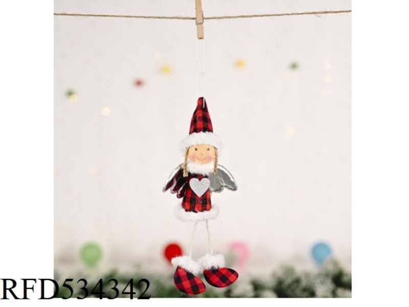 GINGHAM WING LOVE GIRL PENDANT TYPE B