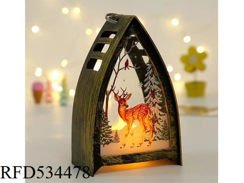 CHRISTMAS DEER HOUSE LIGHTS