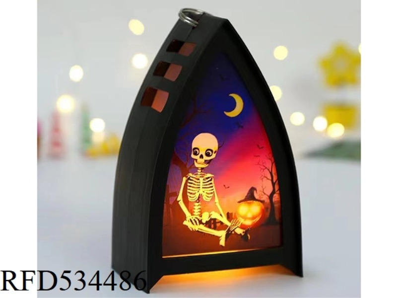 HALLOWEEN SKULL HOUSE LIGHTS