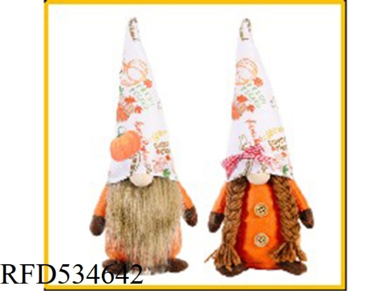 PUMPKIN POINTY HAT RUDOLPH