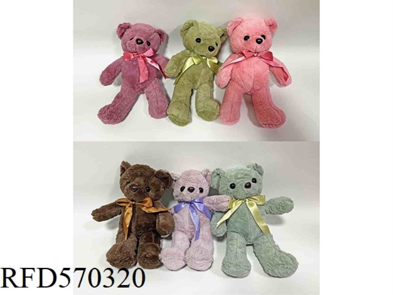 35CM TIE TEDDY BEAR PUPPET