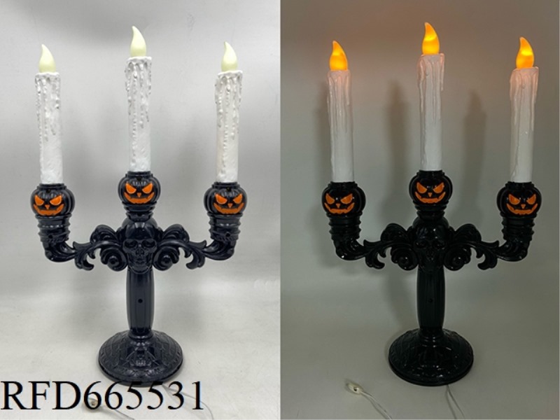 THREE LARGE CANDLES