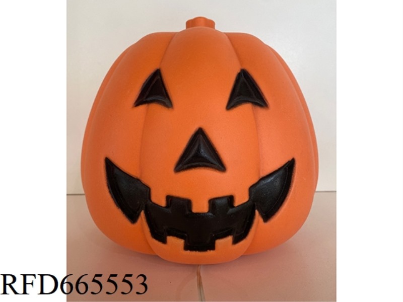 ORANGE SMILING PUMPKIN LANTERN