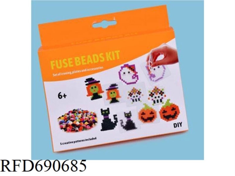 FACTORY WHOLESALE HALLOWEEN 5MM MIXED-COLOR BEAN PUZZLE BOX SET DIY PUZZLE BEAN PUZZLE MAGIC BEAN PU