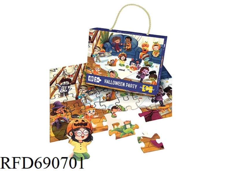 FESTIVAL DANCE PARTY HALLOWEEN TOYS HALLOWEEN 48-PIECE JIGSAW PUZZLE