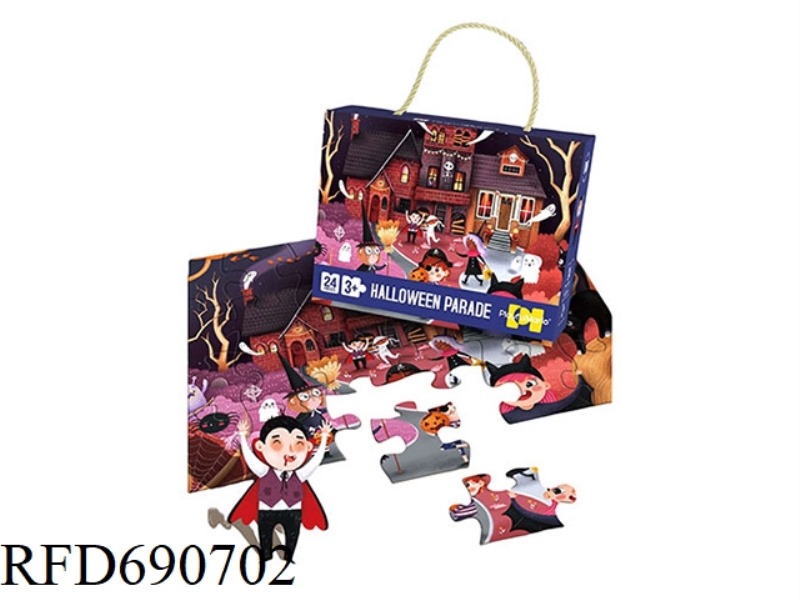 FESTIVAL DANCE PARTY HALLOWEEN TOYS HALLOWEEN 24-PIECE JIGSAW PUZZLE