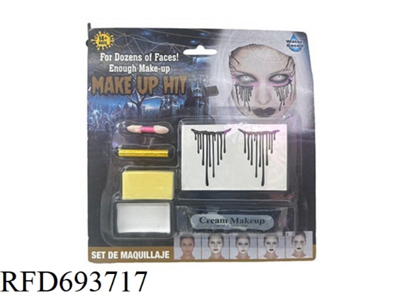 BLOOD AND TEARS FACE COLOR SET