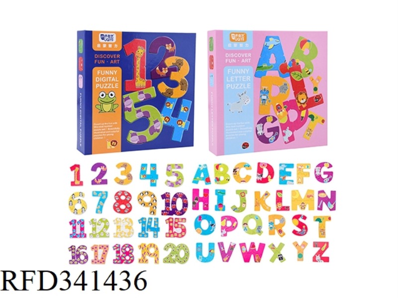 PAPER NUMBER LETTER PUZZLE