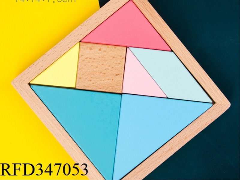 MEDIUM BEECH MACARON TANGRAM