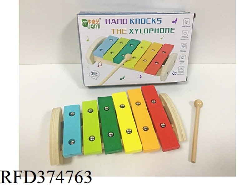 WOODEN 6-TONE KNOCK ON PIANO