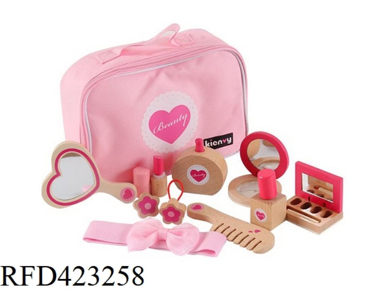 WOODEN KOREAN COSMETIC BAG