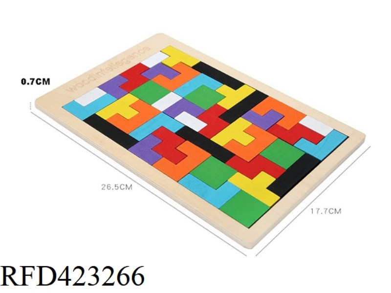 WOODEN TETRIS THICKNESS 0.7CM