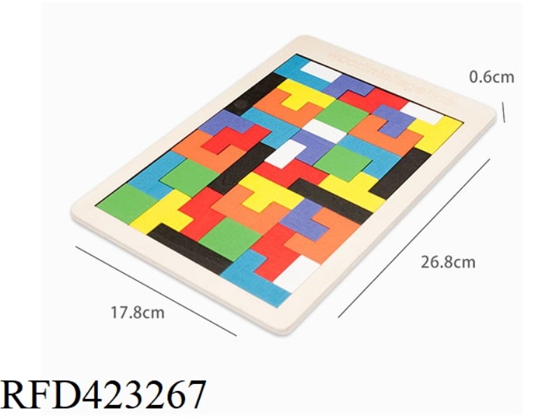 WOODEN TETRIS THICKNESS 0.6CM
