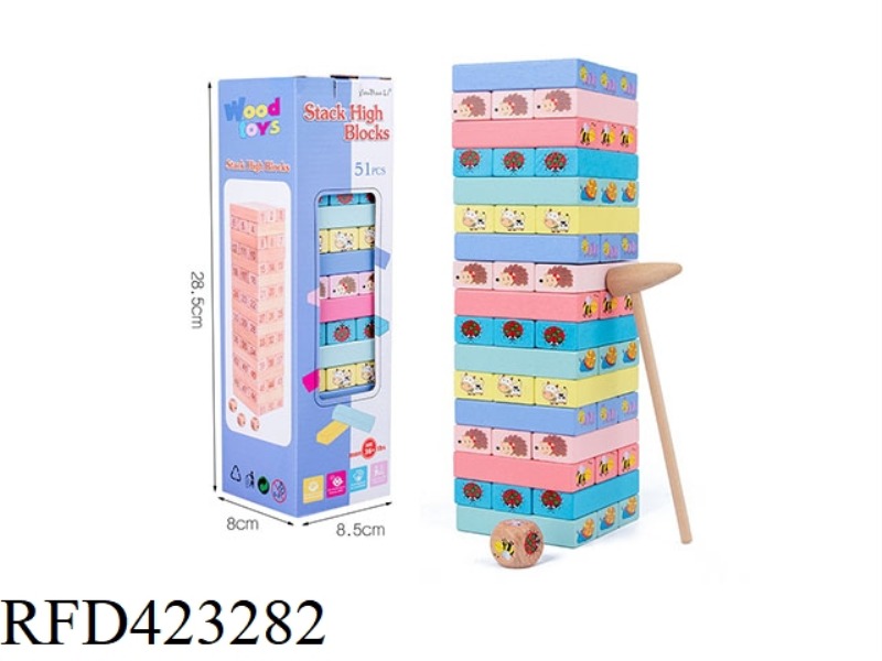 WOODEN STACK HEIGHT (PRINTING WITH HAMMER)