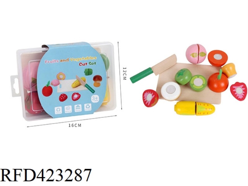 WOODEN FRUIT AND VEGETABLE CUTLERY