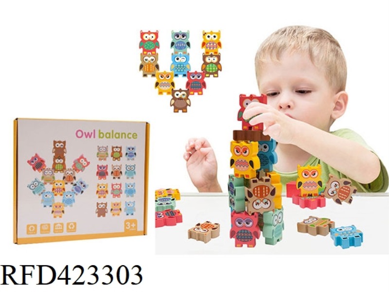 WOODEN OWL JENGA