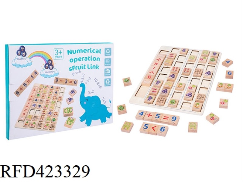 WOODEN FRUIT DIGITAL PUZZLE