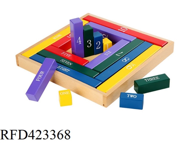 WOODEN COLORED DECIMAL BAR