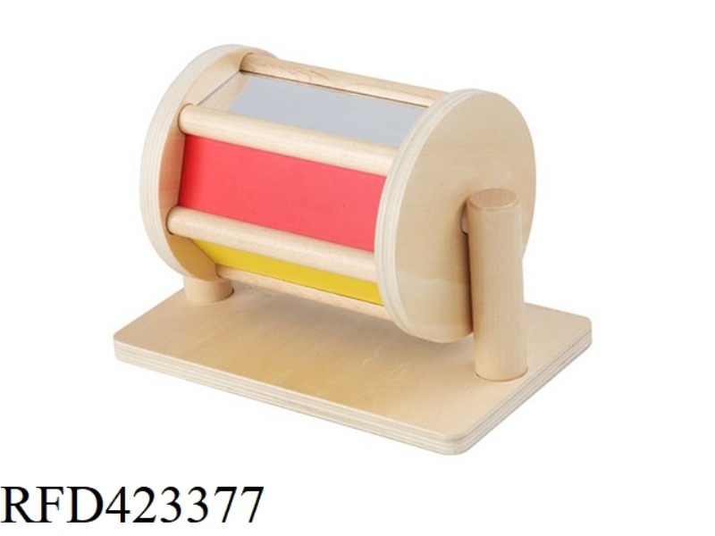WOODEN TEXTILE DRUM