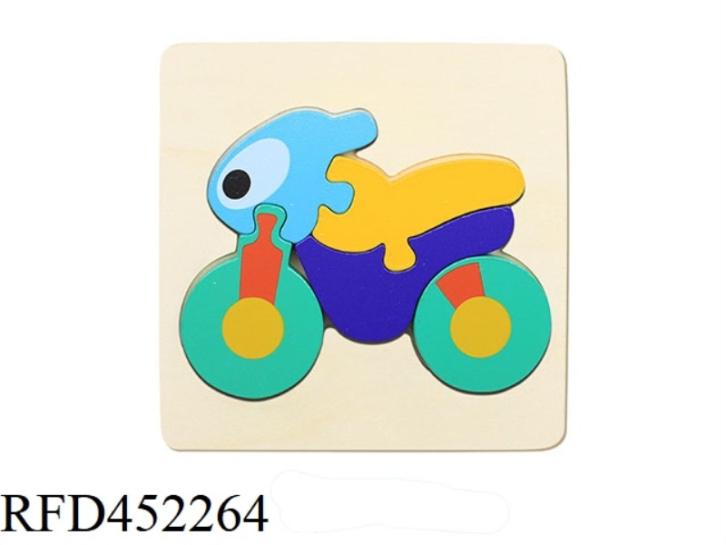 WOODEN PUZZLE MOTORCYCLE