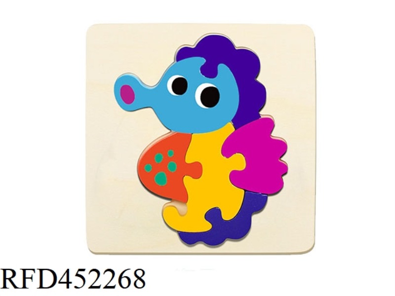 WOODEN PUZZLE HIPPOCAMPUS