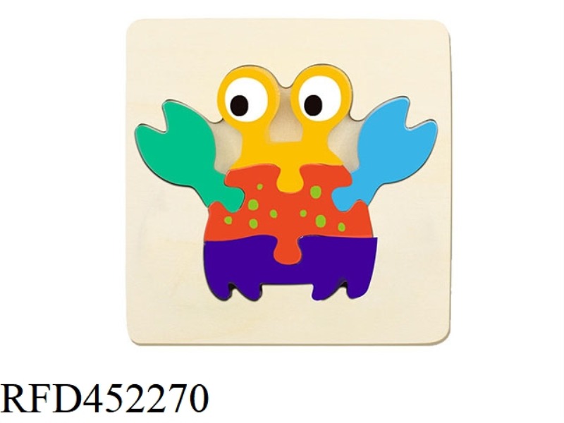 WOODEN PUZZLE CRAB