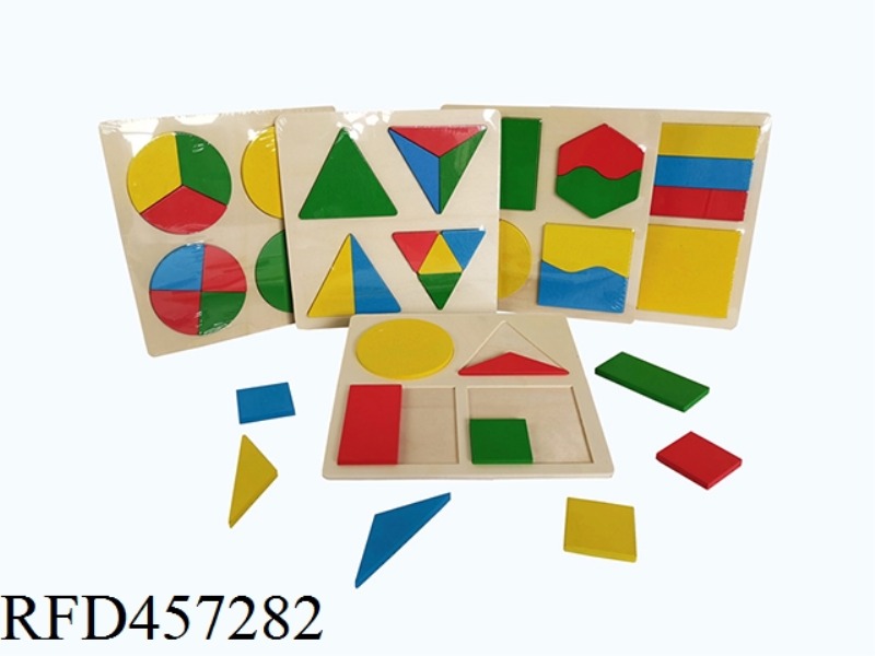 WOODEN GEOMETRIC BISECTOR (MIXED)
