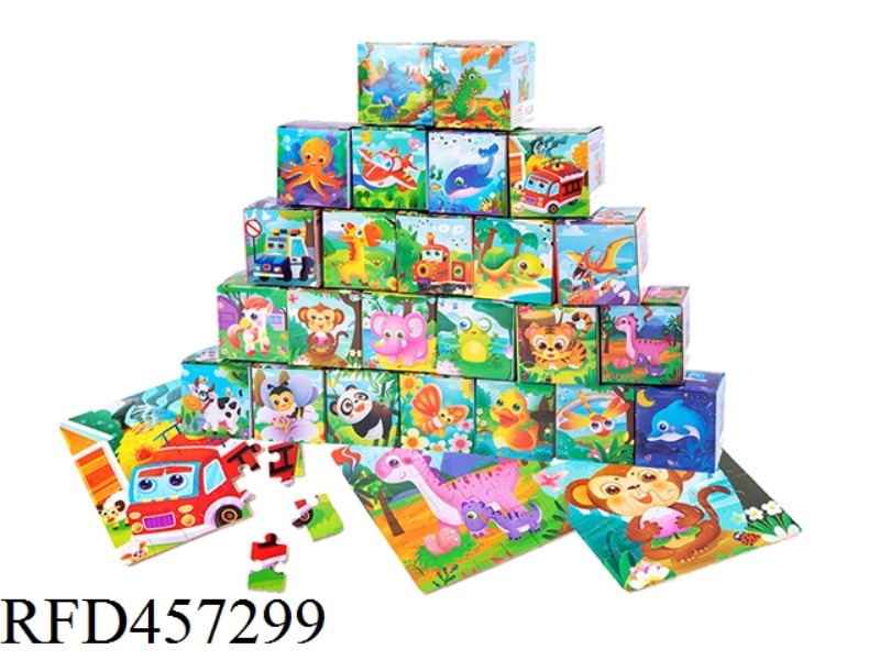 24 PUZZLE PIECES MIXED