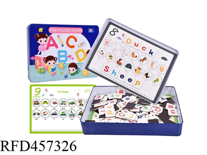 WOODEN LETTER MAGNETIC SPELLING