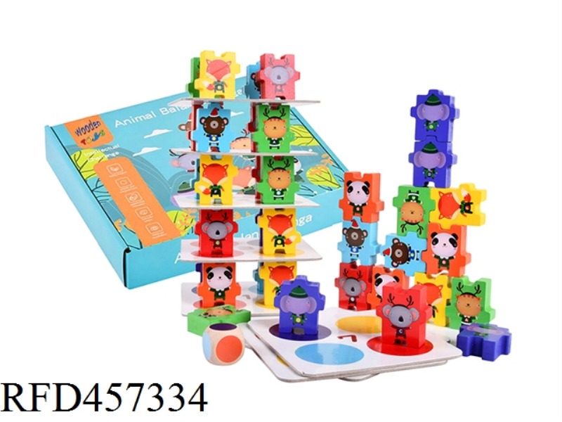 WOODEN ANIMAL BALANCE MUSIC