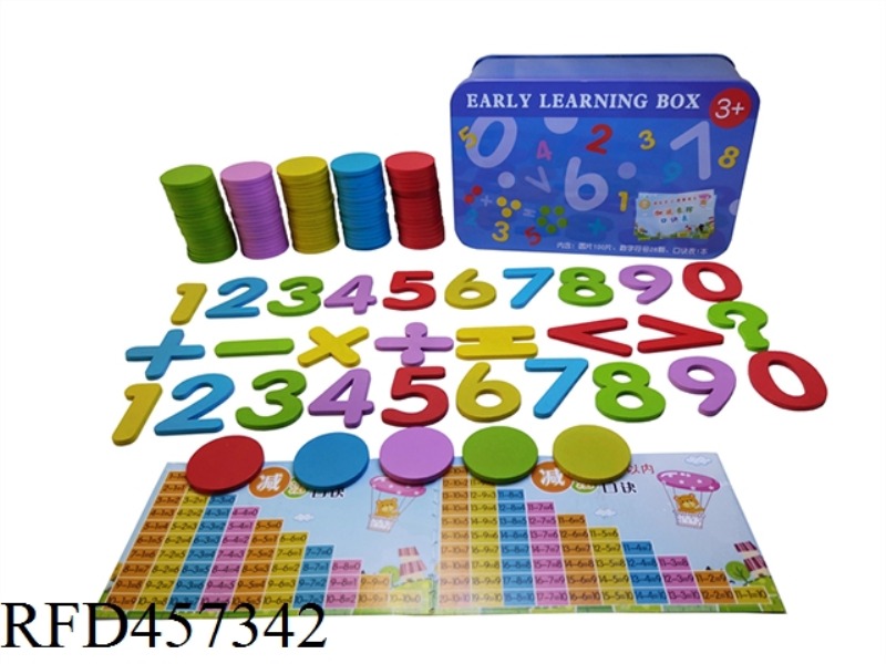 WOODEN MORNING MATH LEARNING BOX