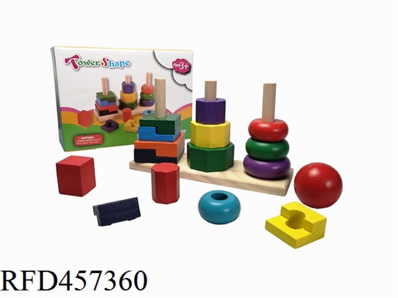 WOODEN SHAPED TOWER