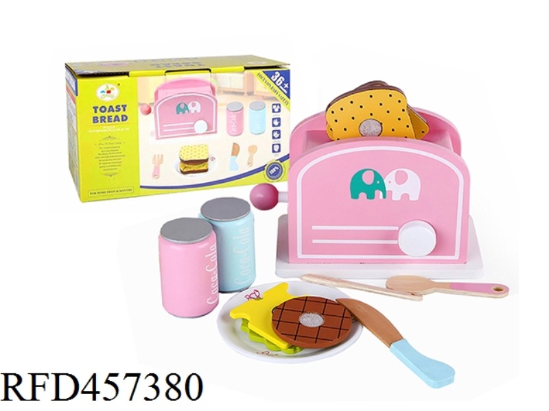 8-PIECE WOODEN TOAST SET