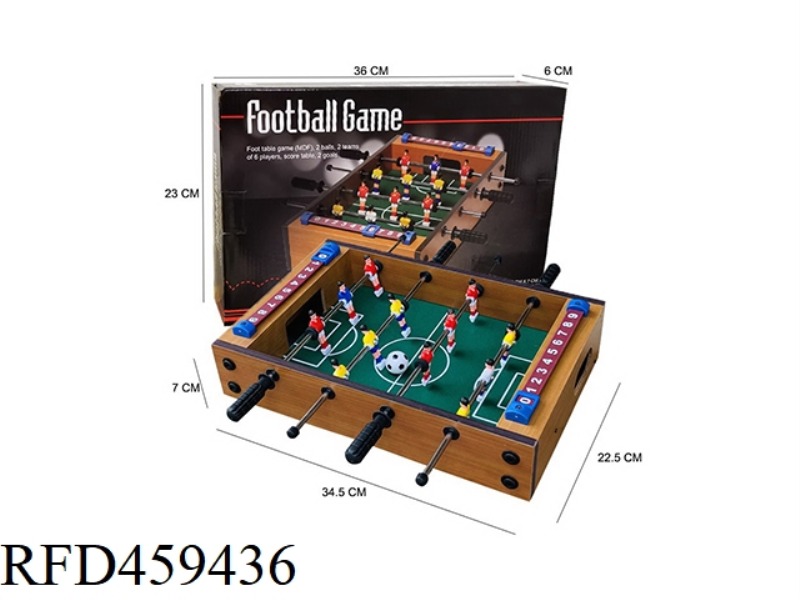 WOODEN TABLE FOOTBALL GAME PAR 4