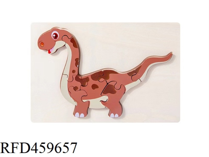 WOODEN JIGSAW BRACHIOSAURUS