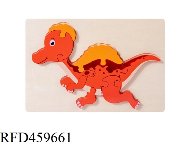 WOODEN THREE-DIMENSIONAL PUZZLE HELMET DRAGON