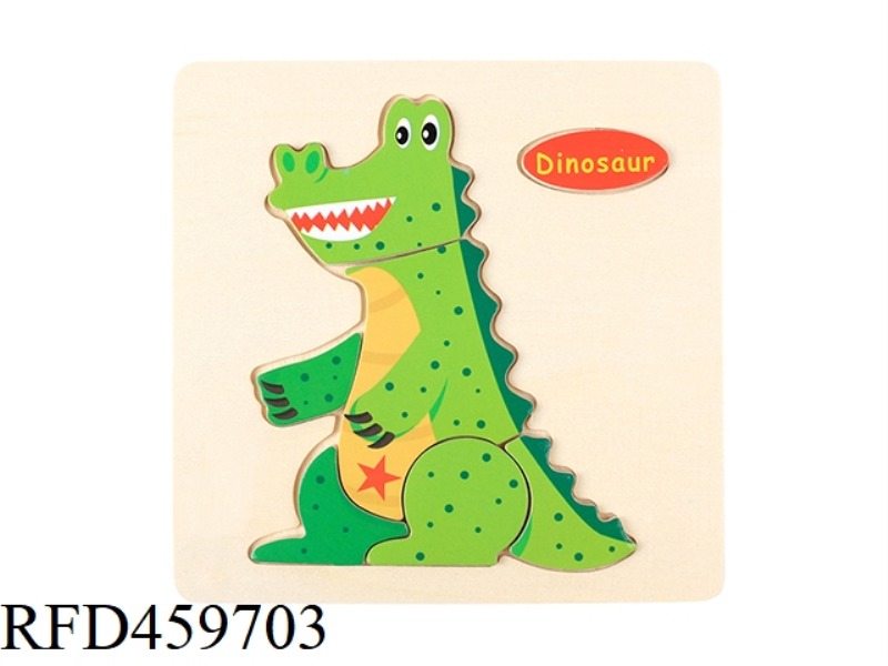 WOODEN DINOSAUR PUZZLE