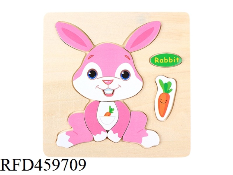 WOODEN RABBIT PUZZLE