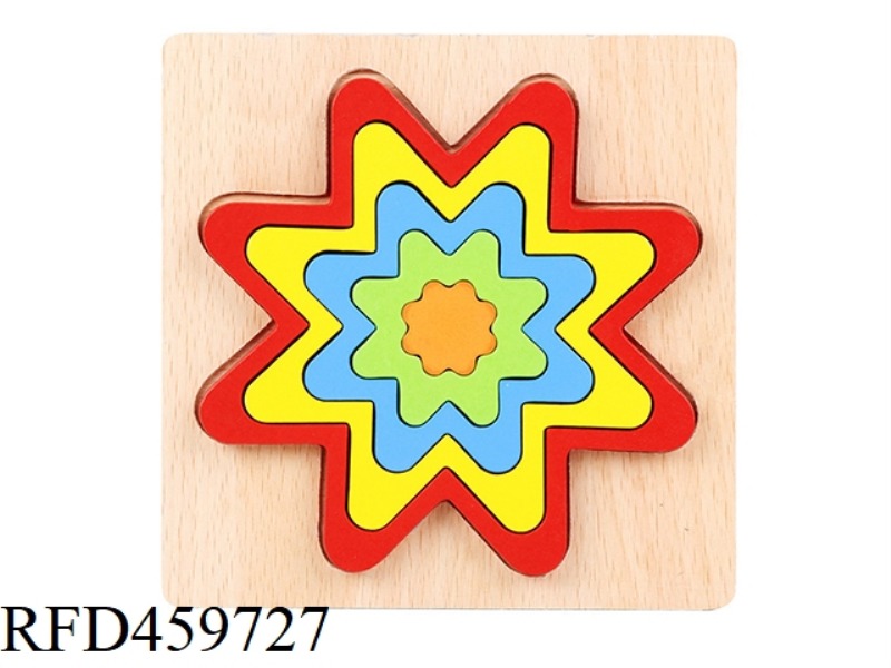 WOOD GEOMETRY - SNOWFLAKE