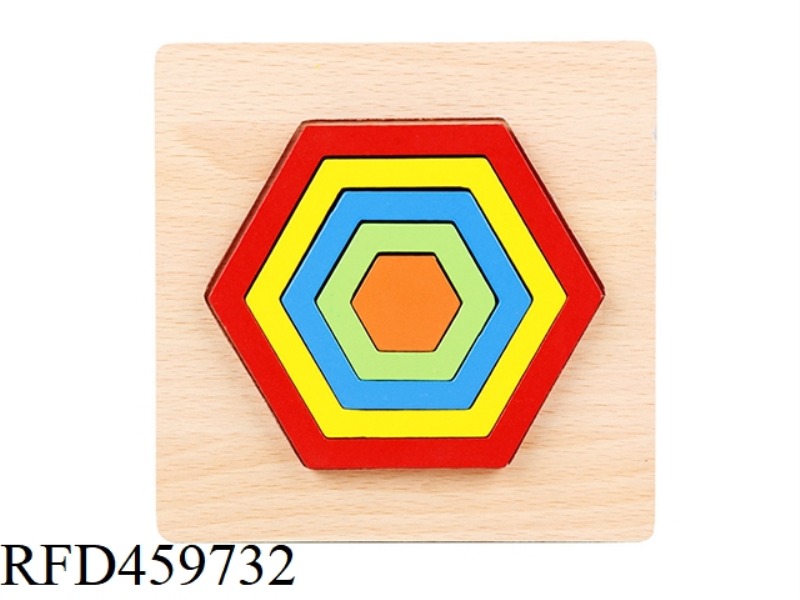 WOOD GEOMETRY - HEXAGON