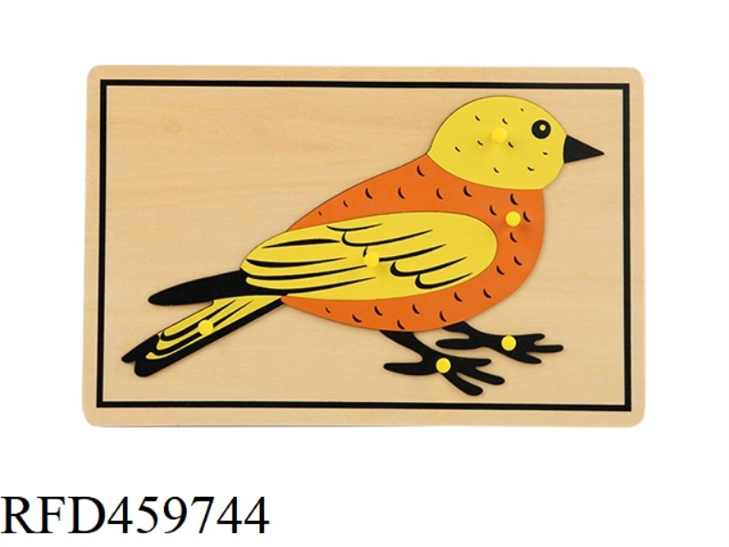 WOODEN BIRD PANEL