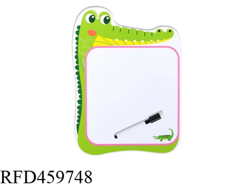 WOODEN CARTOON GRAFFITI CROCODILE DRAWING BOARD