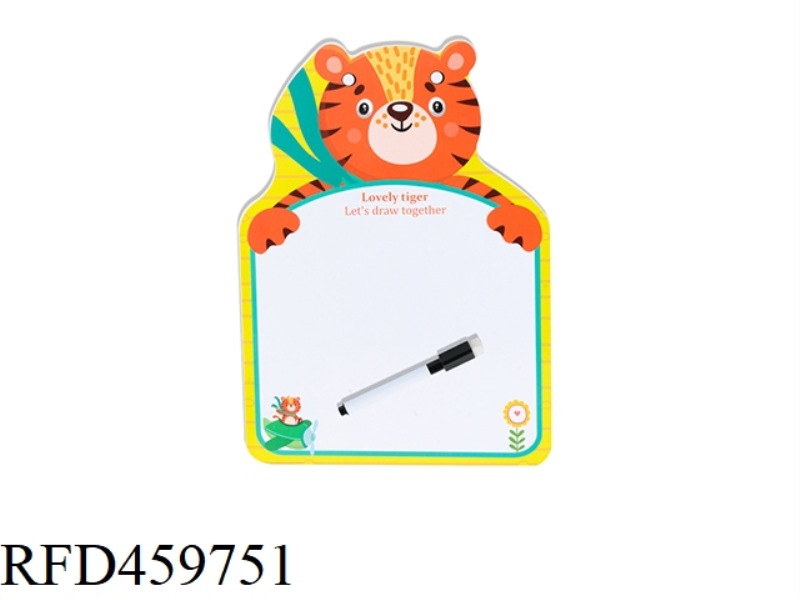 WOODEN CARTOON GRAFFITI TIGER DRAWING BOARD