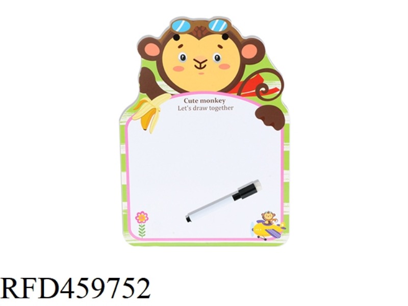 WOODEN CARTOON GRAFFITI MONKEY BOARD