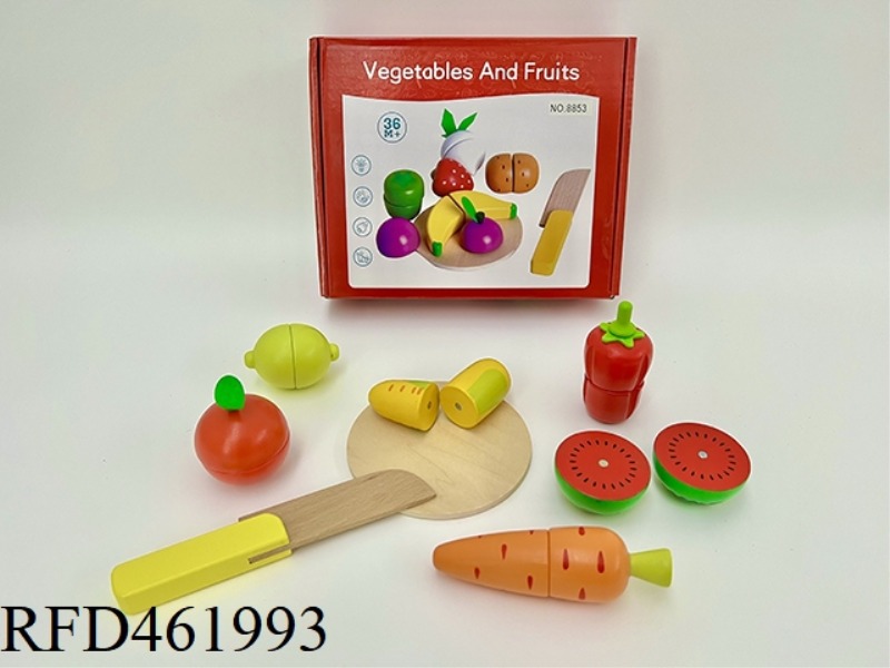 WOODEN MAGNETIC FRUIT SLICE