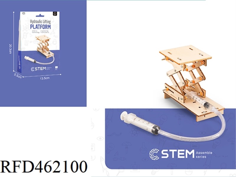 WOODEN HYDRAULIC LIFTING TABLE