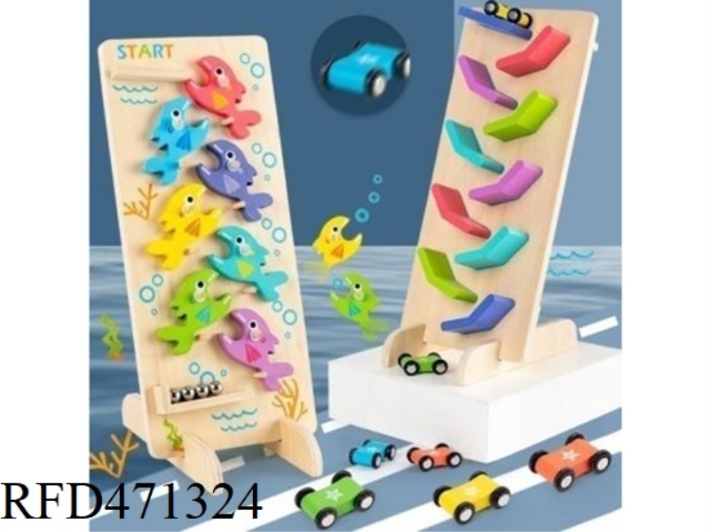 FISH ROLLING RAINBOW SLIDE