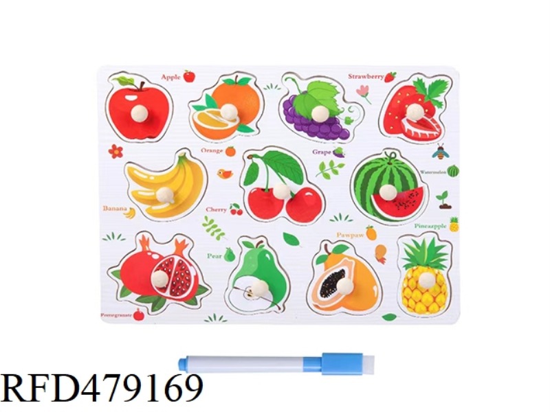 WOODEN DRAWING BOARD HAND VERSION - FRUIT TYPE