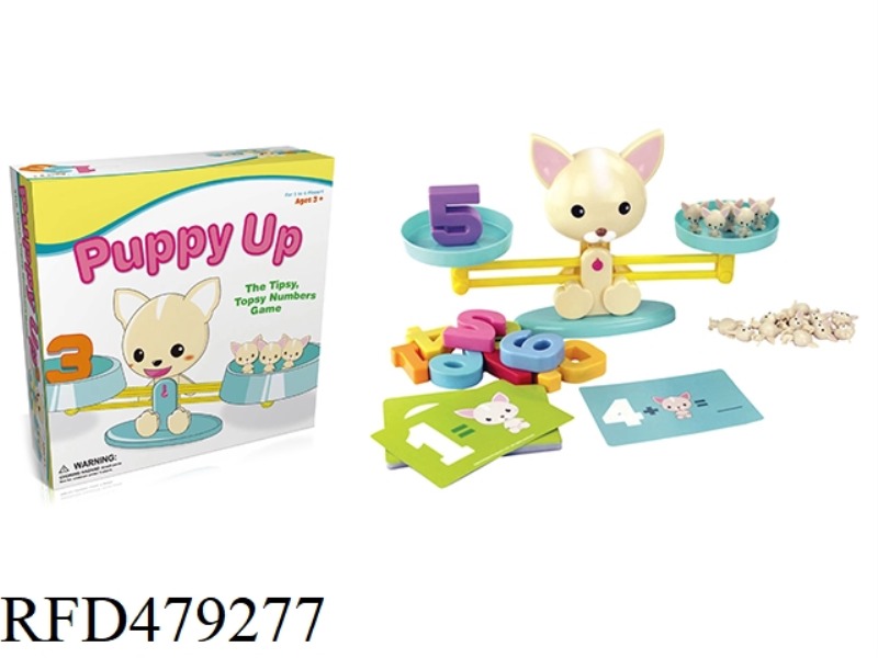 PUPPY UP PUPPY SCALE MATH ENLIGHTENMENT GAME